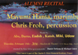 “Mayumi Hama / Chris Froh Alumni Recital”
